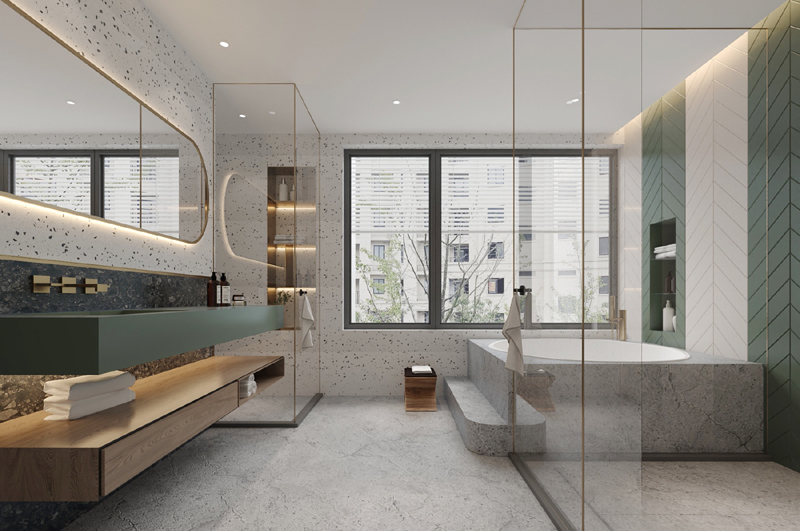 200平躍層衛生間裝修效果圖