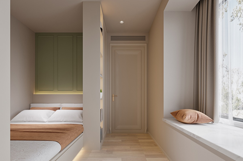 110平三室兩廳兩衛簡歐裝修效果圖