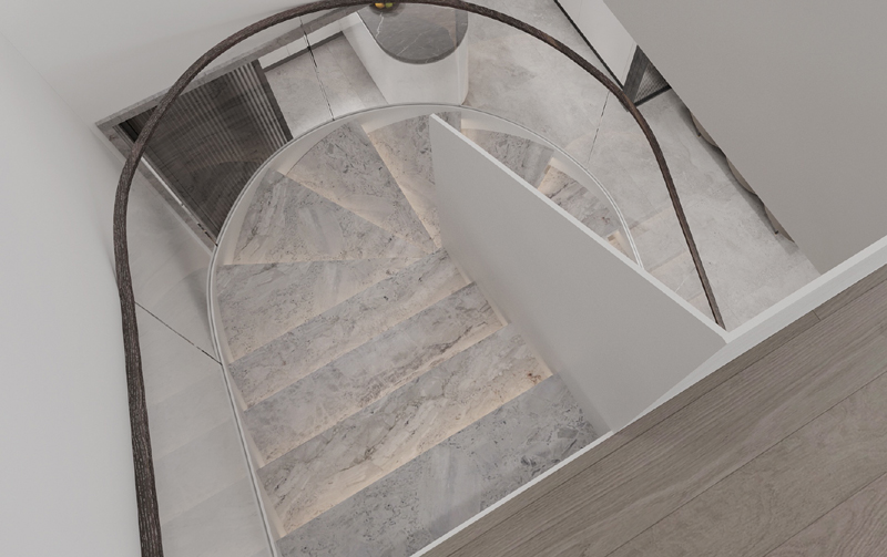 50平現代簡約loft公寓裝修效果圖