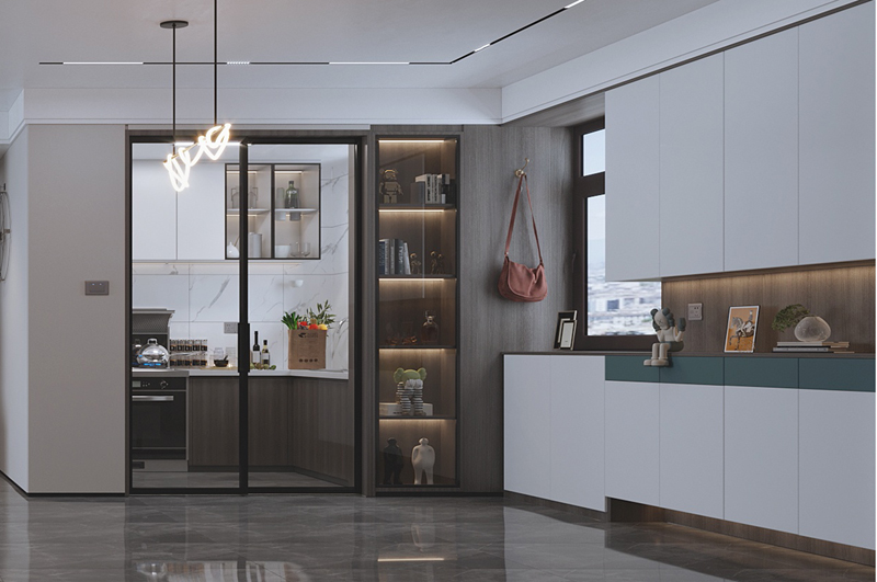 輕奢格調(diào)標準套二裝修效果圖