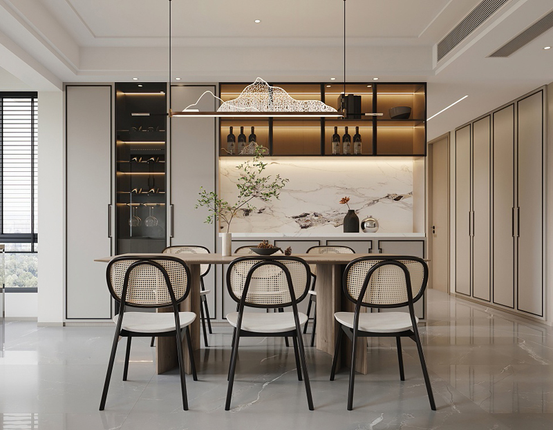 130平新中式風(fēng)格裝修效果圖