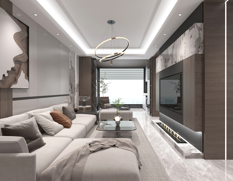 現代簡約輕奢風格裝修效果圖