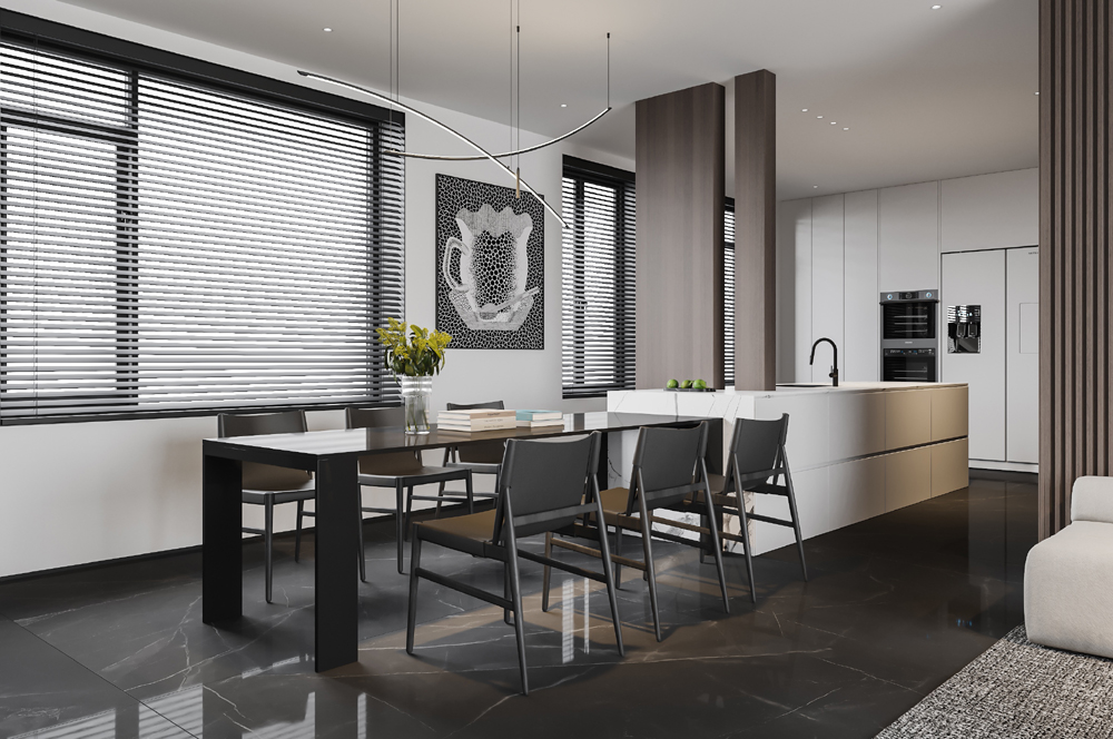 90平高端住宅裝修效果圖