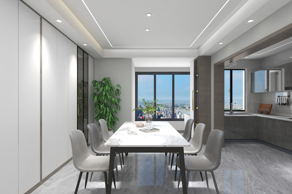 89平戶型餐區裝修效果圖
